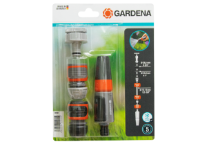 Bộ vòi cút nối thẳng nhựa 1/2” Gardena 18291-20