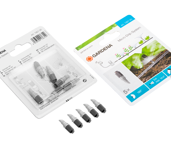 Bộ 5 đầu tưới 180 độ Gardena 01367-20