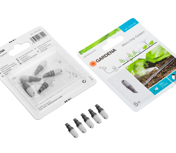 Bộ 5 đầu tưới hẹp và dài một hướng Gardena 01372-20