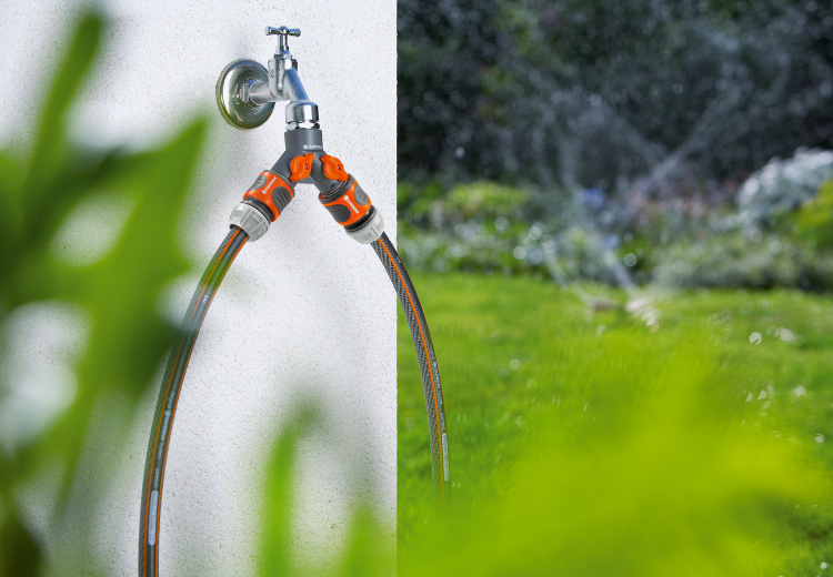Cút nối vòi đôi Gardena 00938-20 - Ảnh 2