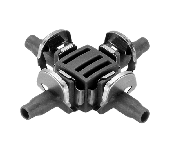 Bộ 10 cút nối 4 cửa 3/16'' cho dây 4.6mm Gardena 08334-20