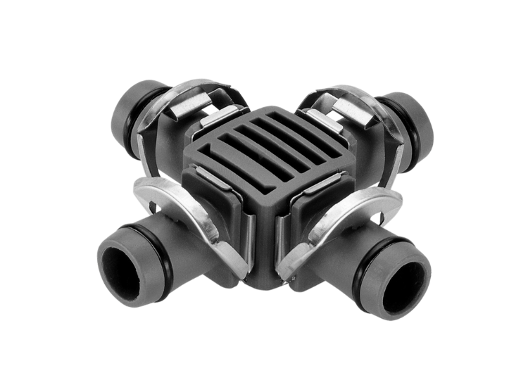 Bộ 2 cút nối 4 cửa 1/2'' cho dây 13mm Gardena 08339-20