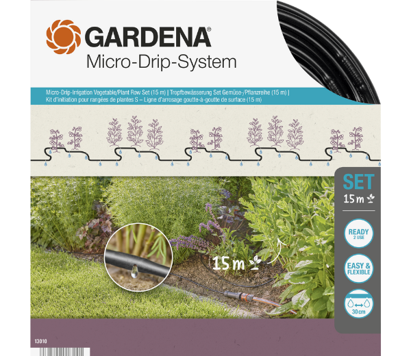 Dây tưới nhỏ giọt 4.6mm 15m Gardena 13010-20
