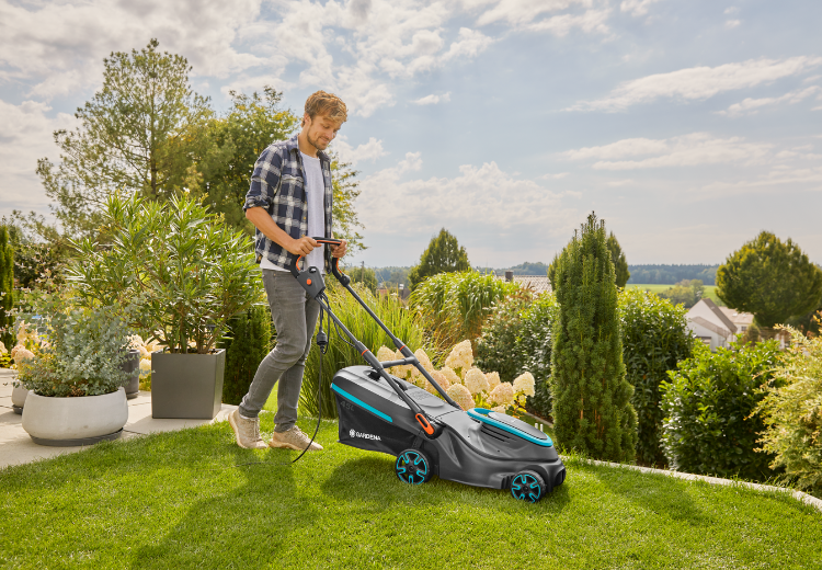 Máy cắt cỏ chạy điện 1800/37 Gardena 14637-20 - Ảnh 4