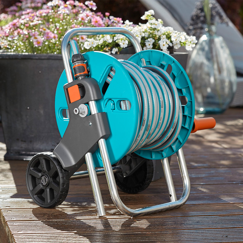 XE CUỘN ỐNG DÂY TƯỚI CLEVERROLL GARDENA 18502-20 - Ảnh 2
